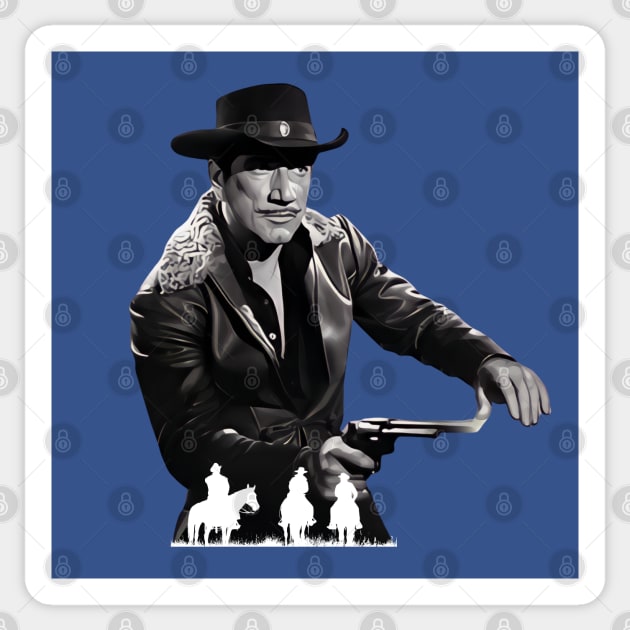 Have Gun Will Travel - Richard Boone - 50s Tv Western Sticker by wildzerouk
